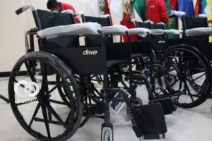 Sillas de rueda entregadas por la CBN