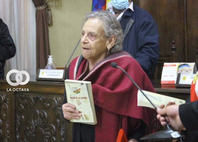 Amparo Carvajal, es reconocida por el Municipio de Potosí