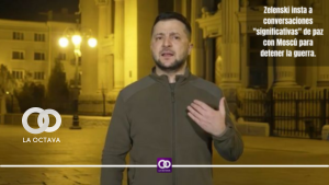 Zelenski insta a conversaciones significativas de paz con Moscú para detener la guerra.