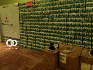 Aduana Nacional de Bolivia, realizó el decomiso de mercadería ilegal, foto: captura de video Aduana Nacional de Bolivia