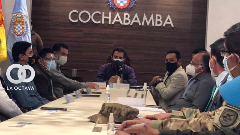 Reunión COEM y Alcaldía Cochabambina
