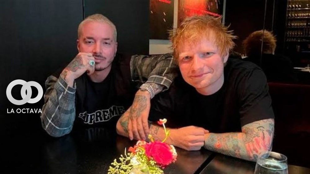 Ed Sheeran y J Balbyn.