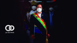 Presidente Arce lideró el acto por el Día del Mar.