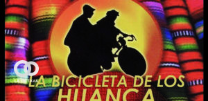 Portada de la película "La Bicicleta de los Huanca".