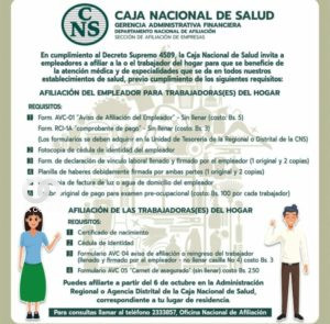 CNS invitó a afiliarse para tener beneficios de atención medica