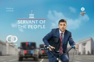 Póster oficial de la serie "Servant of the People”.