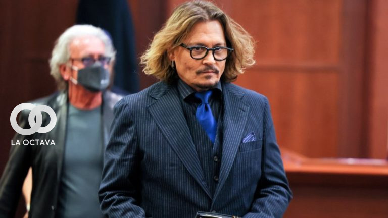 Johnny Depp en el juicio contra Amber Heard.