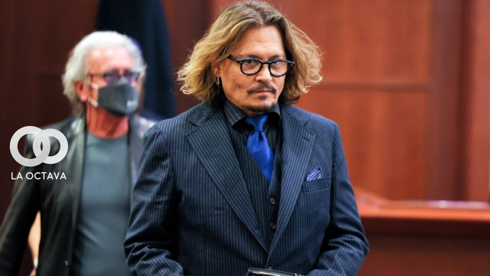 Johnny Depp en el juicio contra Amber Heard.