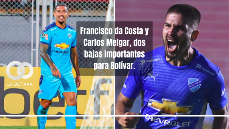 Bolívar pierde a dos figuras por lesiones
