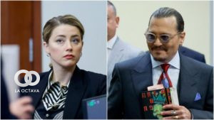 Amber Heard y el actor Johnny Deep