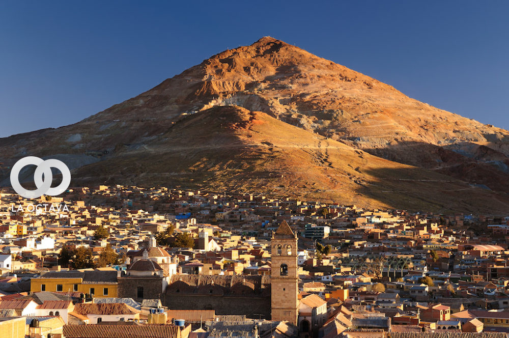 Cerro Rico de la ciudad de Potosí