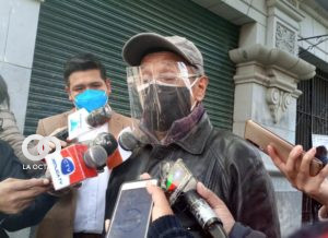 Cristóbal Aranibar, Secretario Ejecutivo de la Confederación Nacional de Jubilados y Rentistas de Bolivia