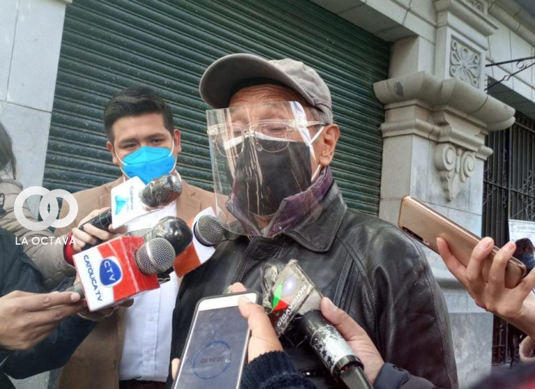 Cristóbal Aranibar, Secretario Ejecutivo de la Confederación Nacional de Jubilados y Rentistas de Bolivia
