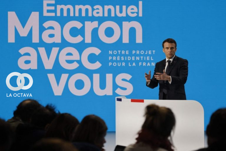 Emmanuel Macron como candidato
