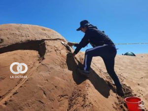 Concurso de Escultura en Arena en Oruro