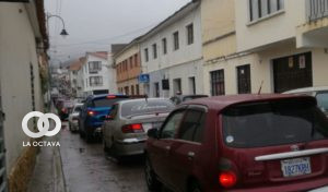 Tráfico vehicular en Sucre