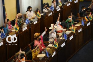 Niñas, niños y adolescentes asumieron por el "Día del Niño/a" el papel de legisladores en la Asamblea Legislativa Plurinacional.