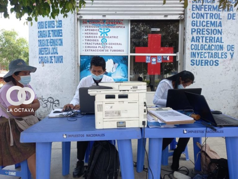 Servicio de Impuestos Nacionales (SIN) en Cochabamba, mediante las Plataformas Móviles. 