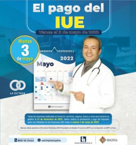 Post oficial del Servicio de Impuestos Nacionales.