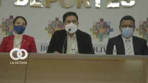 Jeyson Auza, Ministro de Salud y Deportes, da inicio al mes de vacunación infantil Fuente Ministerio de Salud y Deportes