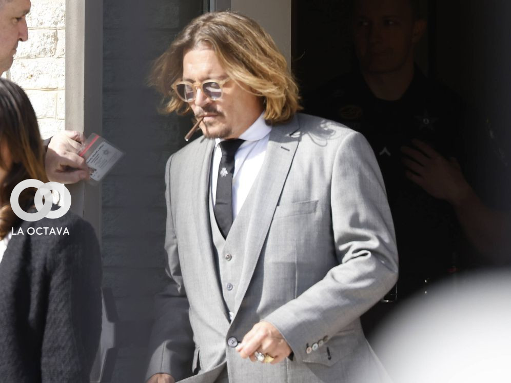 Johnny Depp, durante el juicio en Virginia