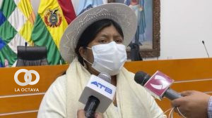Juanita Ancieta, Gobernadora Interina de Cochabamba.
