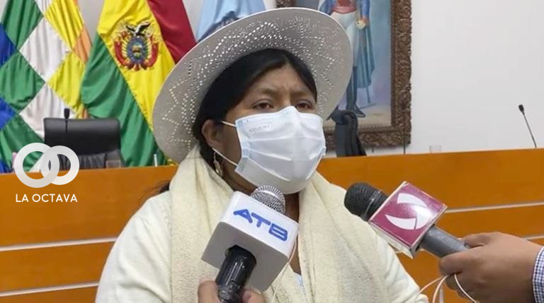 Juanita Ancieta, Gobernadora Interina de Cochabamba.