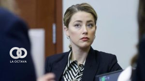 La actriz Amber Heard en la Corte de Circuito del Condado de Fairfax en Fairfax, Virginia