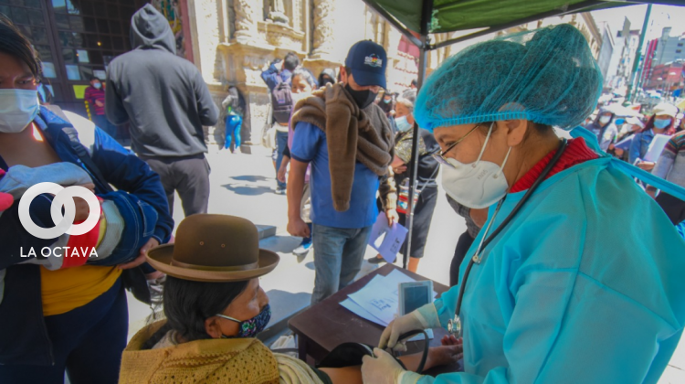 Puntos de vacunación en la ciudad de La Paz