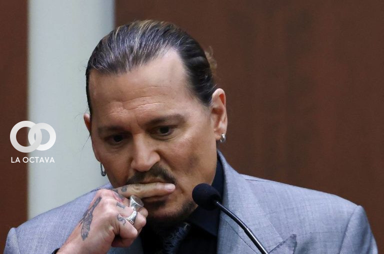 Segundo día de Depp en el estrado