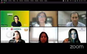 Cámara de Mujeres Empresarias de Bolivia (CAMEBOL) y la Asociación de Mujeres Especialistas en Comercio Exterior (AMECOMEX).