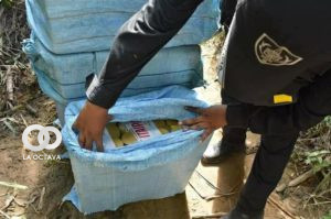 Policía comiso cerveza de contrabando