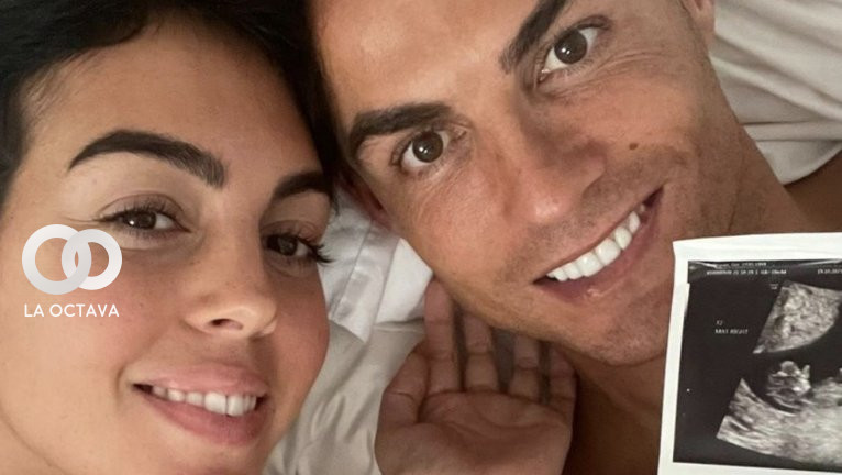 Ecografía de los mellizos de Cristiano Ronaldo y Georgina Rodríguez