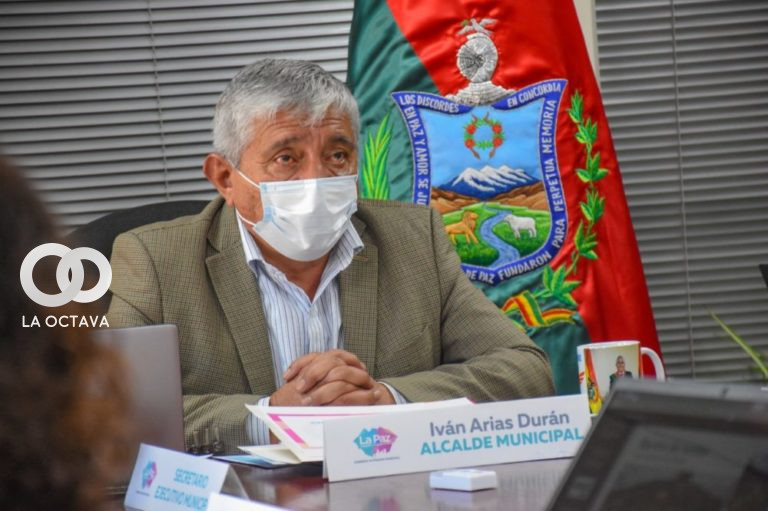 Ivan Arias, Alcalde de La Paz, en la audiencia pública de rendición de cuentas