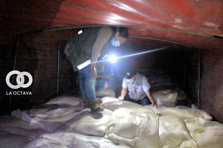 Decomiso de Azúcar y Maíz sin documentación en Tarija