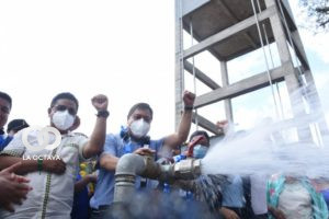 Entrega de sistema de riego.