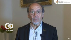 Roberto Calzadilla, Agente del Estado Plurinacional de Bolivia, ante la Corte Internacional de Justicia.