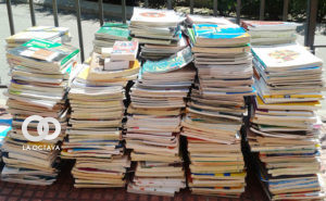 libros recaudados en el Beni