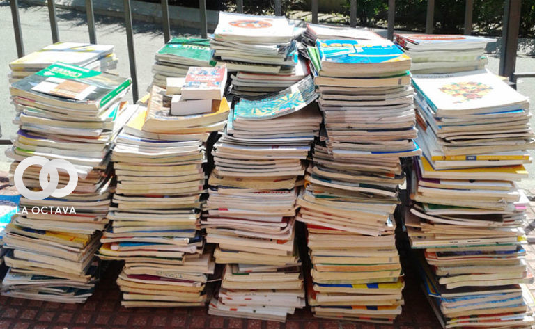 libros recaudados en el Beni