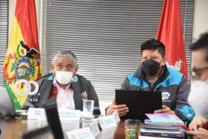Alcalde de La Paz, brinda informe