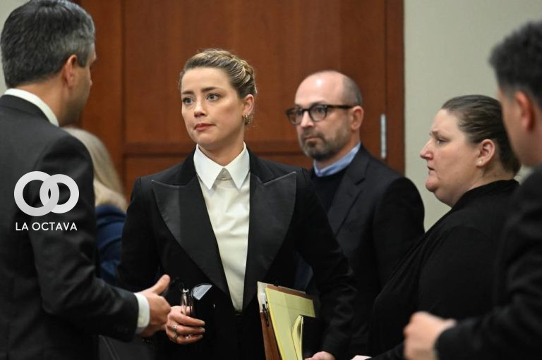 Amber Heard comenzando con la semana de defensa