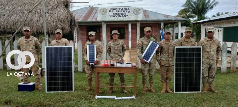 Capitania de Puerto Menor recibe paneles solares