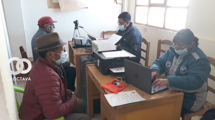 Servicio de Registro Cívico (SERECÍ) en Oruro y Chuquichambi
