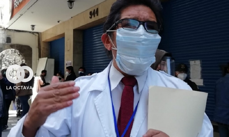Fernando Romero, Secretario Ejecutivo del Sindicato de Ramas Médicas de Salud Pública (SIRMES)
