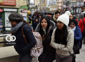 Frente frío en La Paz