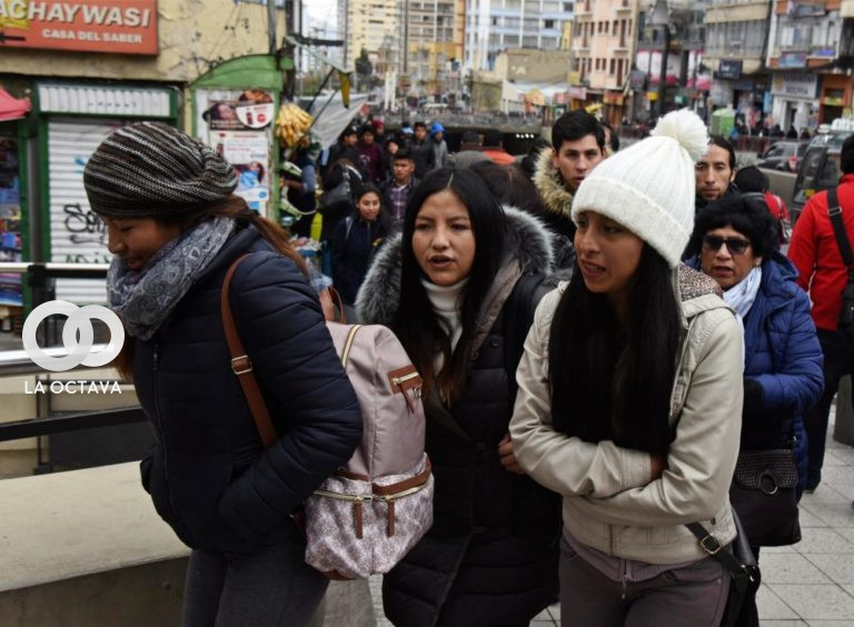 Frente frío en La Paz