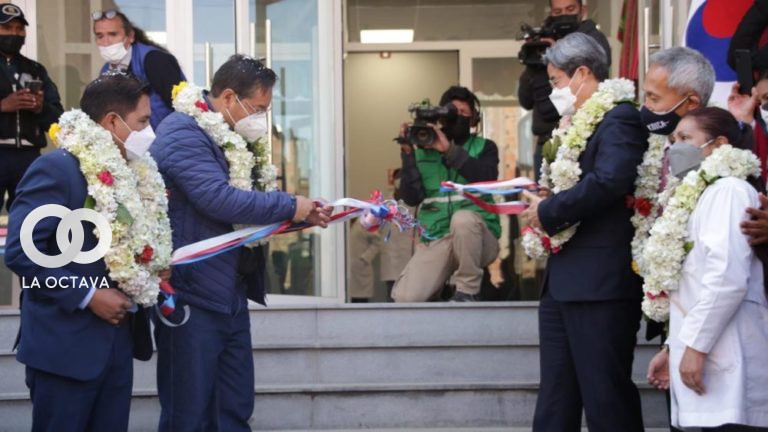 Entrega del tercer bloque del Hospital Municipal Corea