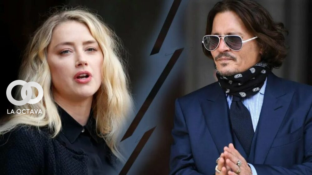 Johnny Depp y Amber Heard en el juicio de contrademanda