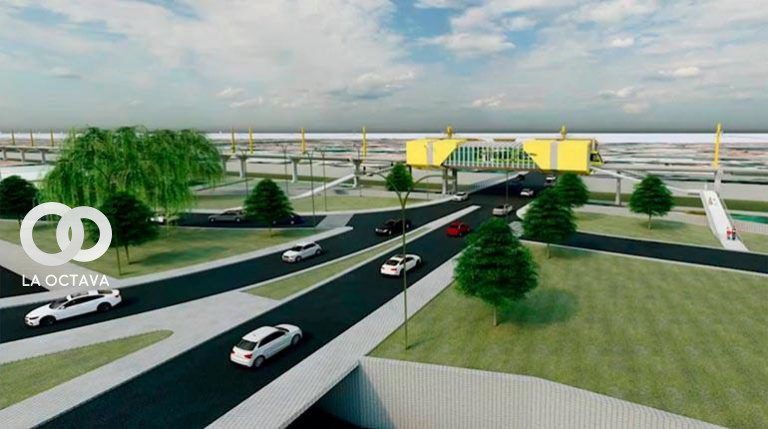 Línea amarilla del tren metropolitano que se iniciará en la estación de San Antonio hasta El Castillo.