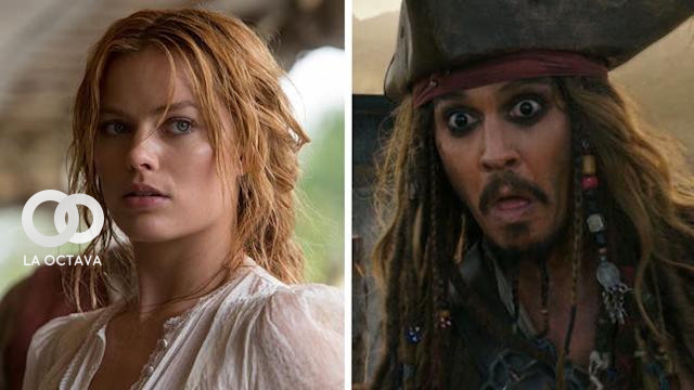 Margot Robbie y Johnny Depp como posibles protagonistas de Piratas del Caribe